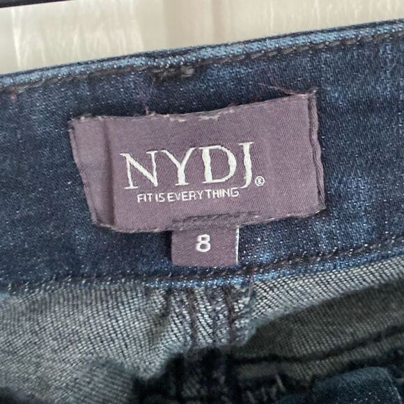 NYDJ Ami Skinny Jeans Lift Tuck Technology Dark Wash Size 8 - Picture 5 of 11